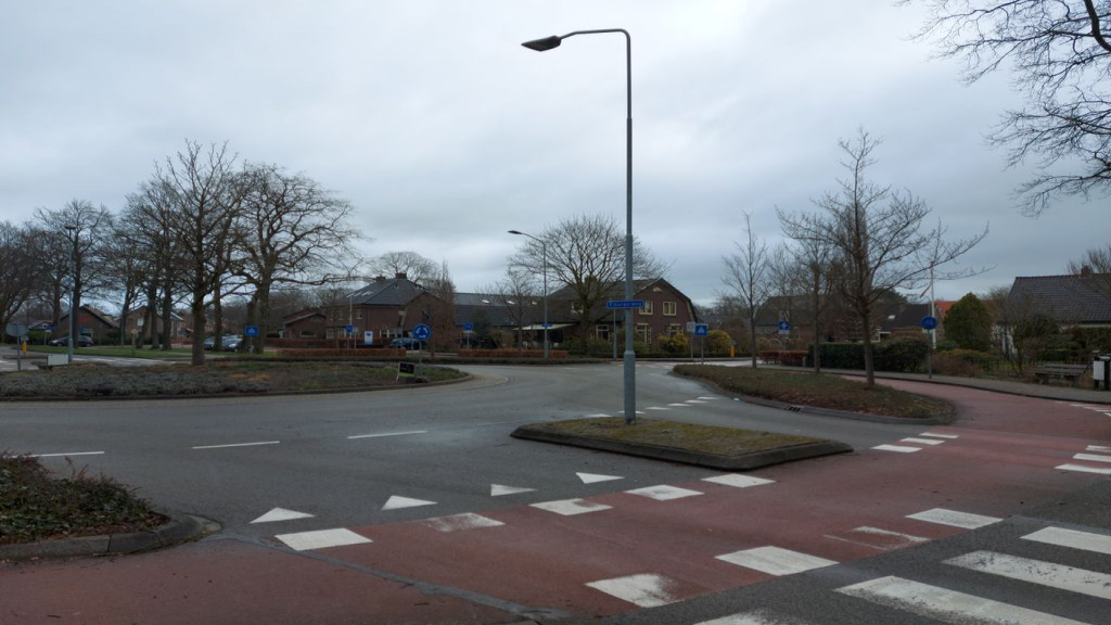 Foto: Toegang Zeeweg vanaf rotonde Elburgerweg tijdelijk afgesloten