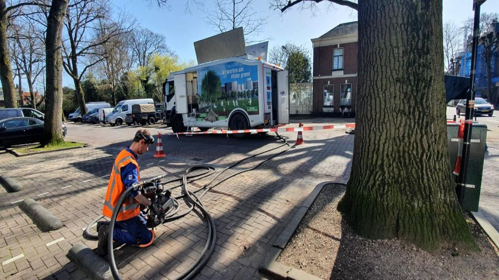 Foto: Groeiplaatsverbetering aan de Laan
