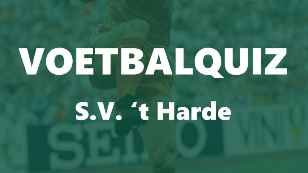 Foto: Voetbalquiz S.V. ‘t Harde