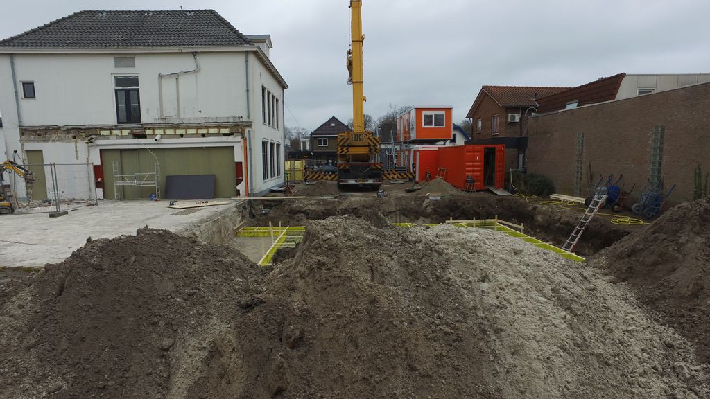 Foto: Bouw appartementen aan de Laan 9 begonnen