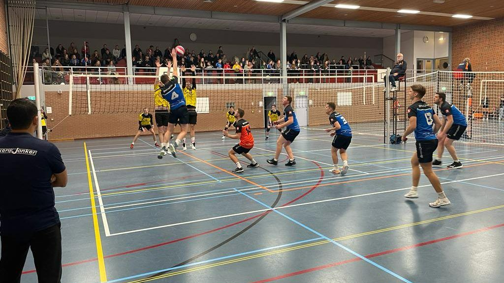 Foto: Volleybalwedstrijden in De Talter