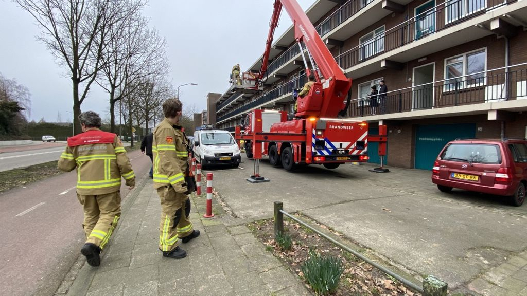 Foto: Brandweer is reddende engel voor rouwdienst in Harderwijk