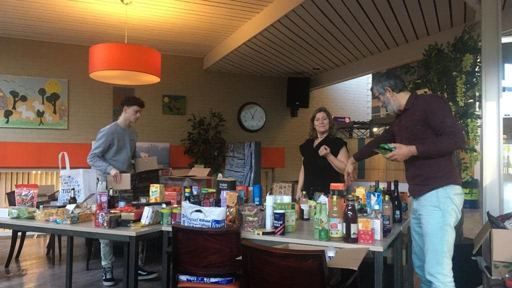 Foto: Inwoners verrast door Nieuwjaarspakketten