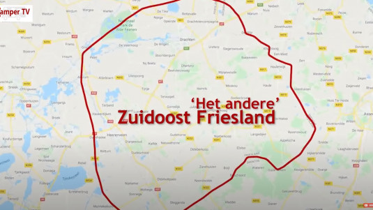 Foto: Camper TV 199 Zuidoost Friesland : Het andere Friesland 4. Vogelvlucht