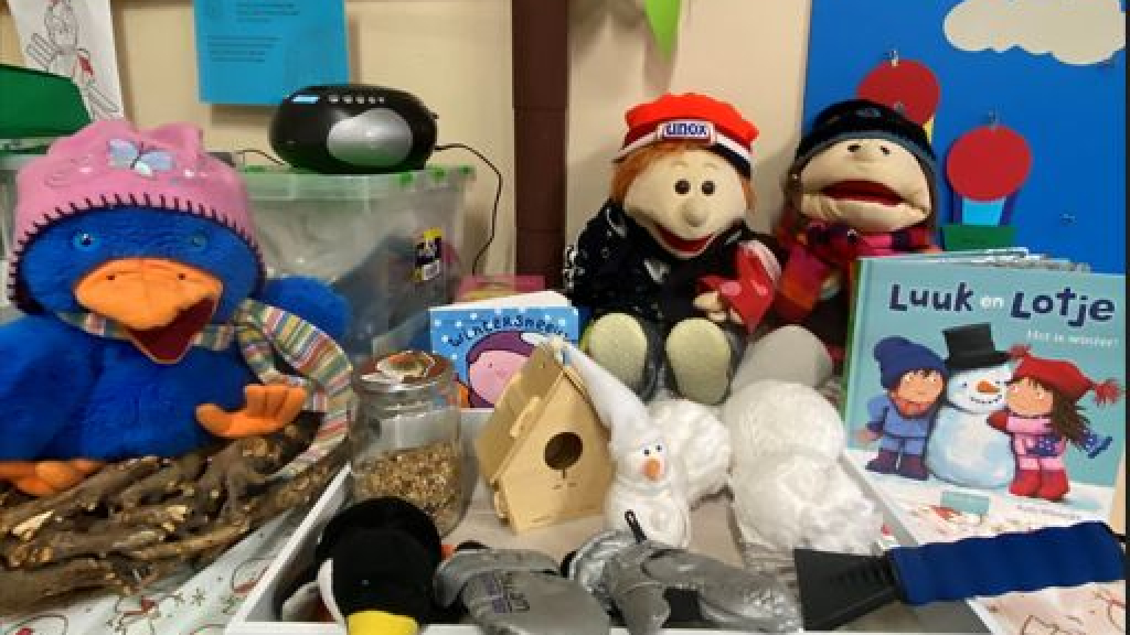 Foto: Thema Winter bij peuteropvang De Rank