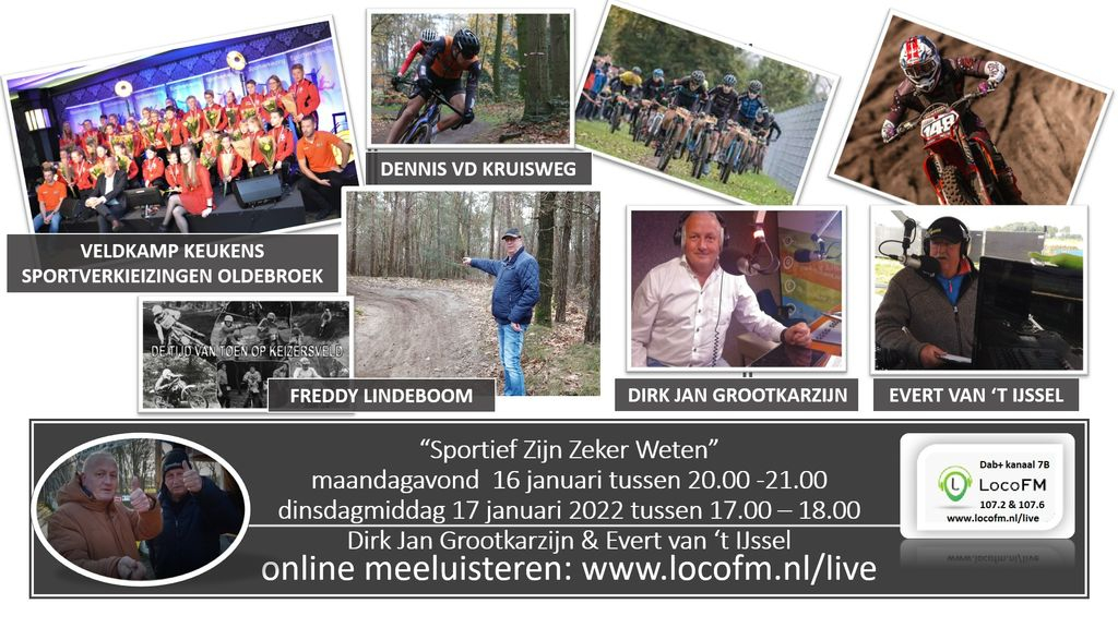 Foto: Veldrijden,  motocross en Veldkamp Keukens Sportverkiezingen bij Sportief Zijn Zeker Weten