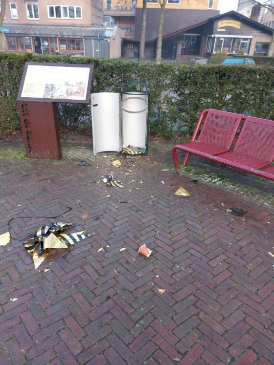 Foto: Forse schade tijdens rustige jaarwisseling