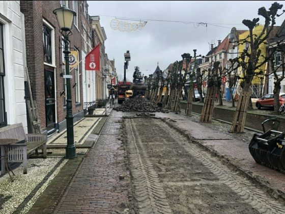 Foto: De herinrichting van de Vesting in Elburg is gestart!