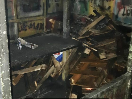Foto: Politie grijpt snel in; jeugdhonk ‘t Harde gespaard