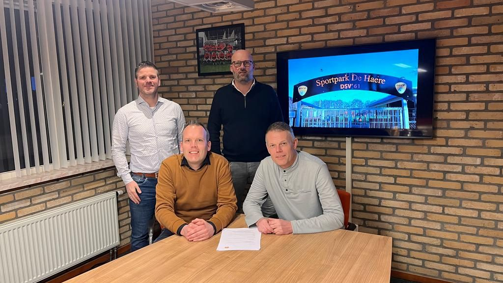 Foto: Gert-Jan Piksen nieuwe hoofdtrainer DSV'61