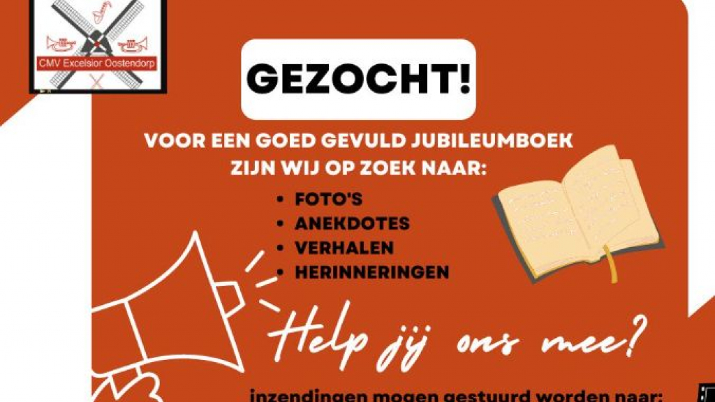 Foto: CMV Excelsior Oostendorp zoekt materiaal voor jubileumboek
