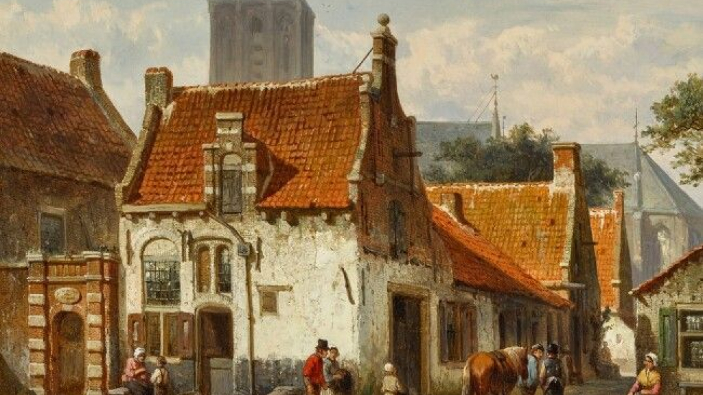 Foto: Onthulling schilderij Cornelis Springer