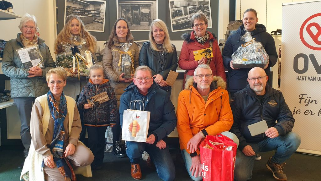 Foto: Winnaars van de Decemberactie in Oldebroek