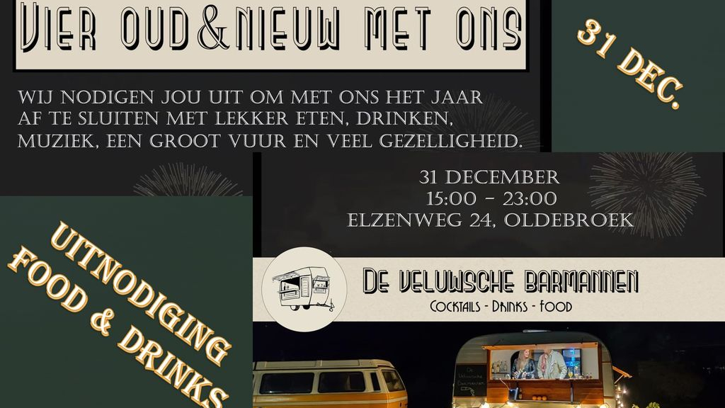 Foto: Kom Oud en Nieuw vieren met de Veluwse Barmannen