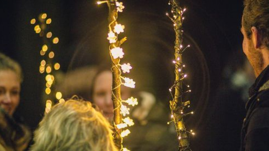 Foto: Lichtjeswandeling door Het Engelse Werk