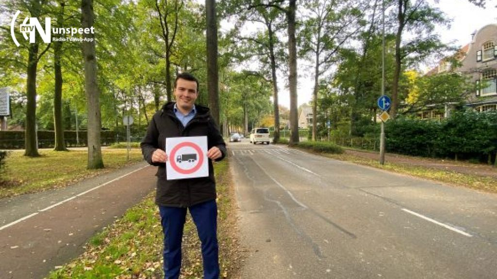 Foto: SGP Nunspeet wil gedeelte F.A. Molijnlaan afsluiten voor vrachtverkeer