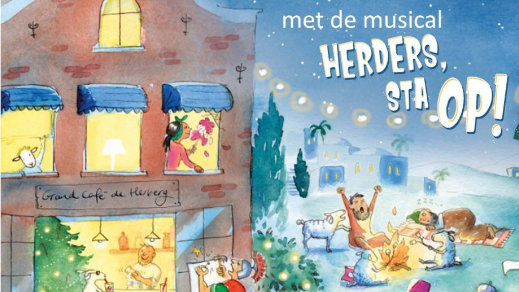 Foto: Kinderkerstfeest in de Maranathakerk 't Harde