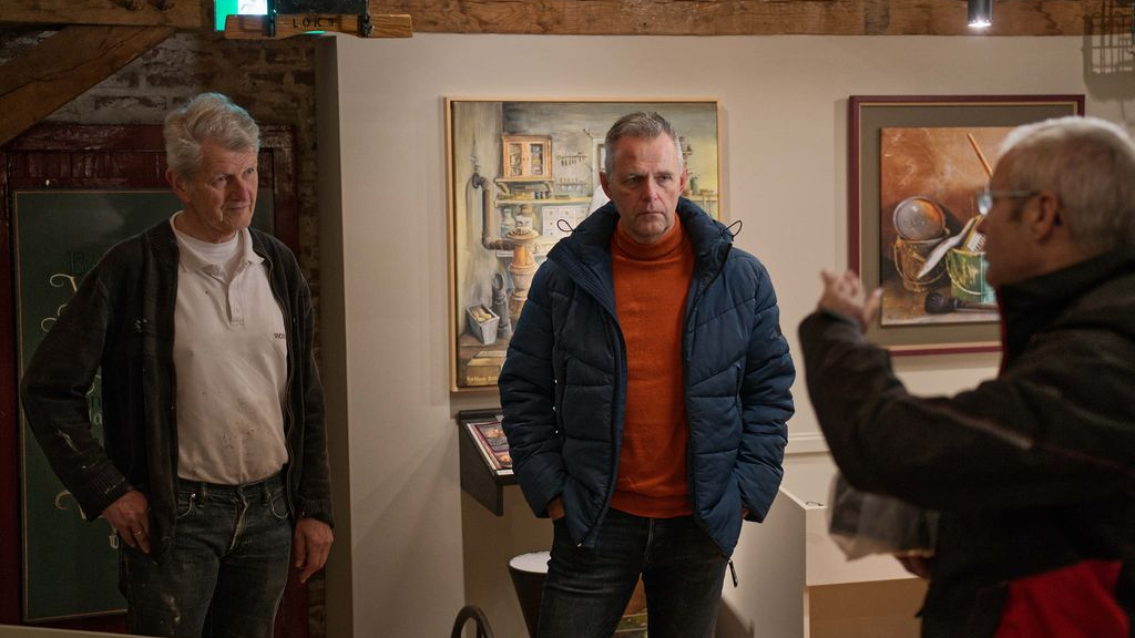 Foto: Wethouder Bertus Jeensma bezoekt het Schildersmuseum