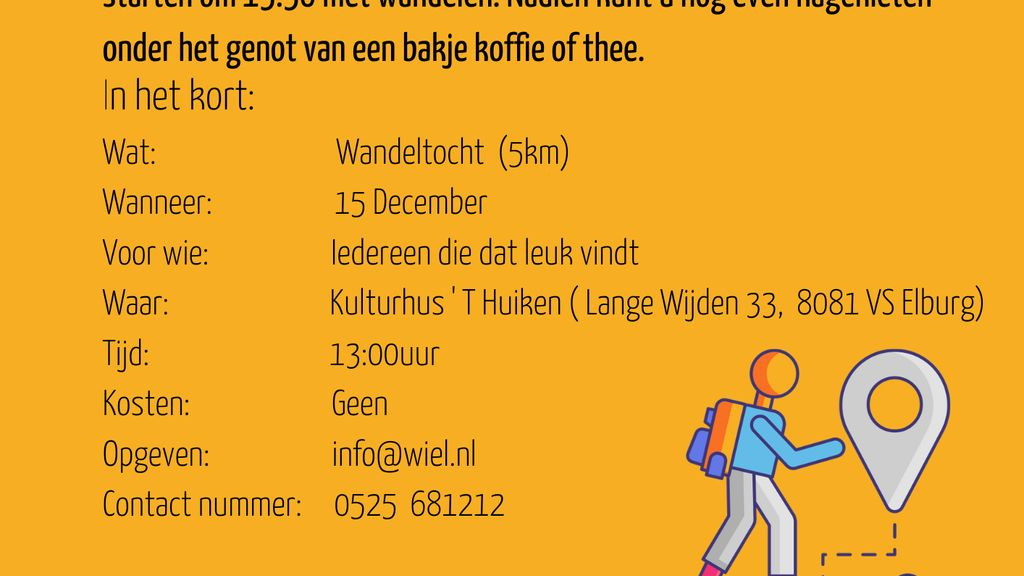 Foto: Wandelt u mee?