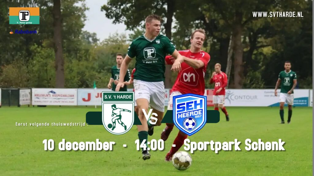 Foto: Voorbeschouwing S.V. ’t Harde – SEH