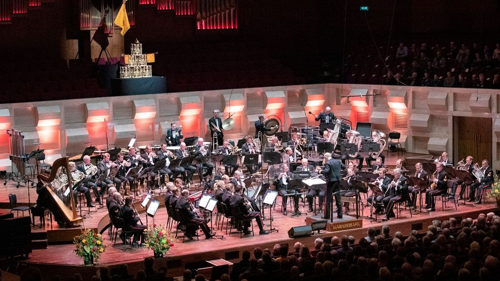 Foto: CMV Excelsior Oostendorp presenteert Nieuwjaarsconcert Marinierskapel der Koninklijke Marine
