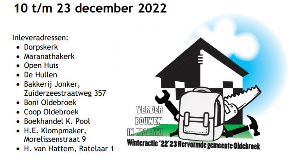 Foto: Kerstkaartenbezorgactie 2022 Hervormde Gemeente Oldebroek