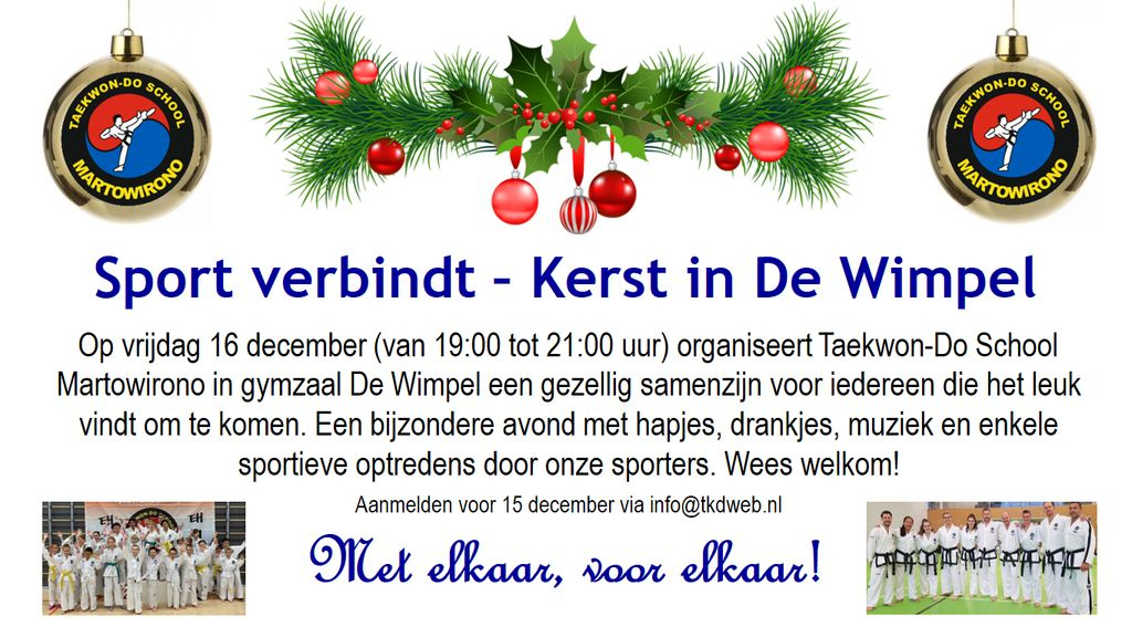 Foto: Kerst in De Wimpel