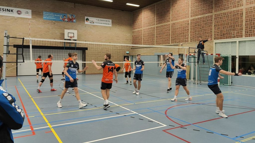 Foto: Overtuigende bekeroverwinning Heren 1 Blauw Wit