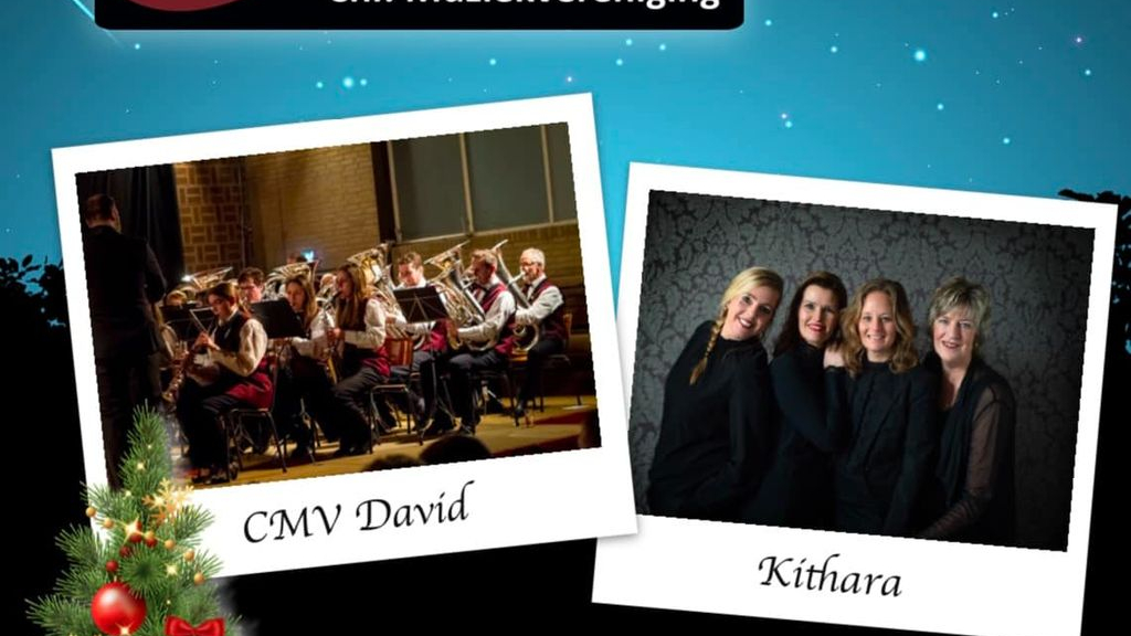 Foto: Decemberconcert CMV David en Kithara in het nieuwe Hart van Oosterwolde