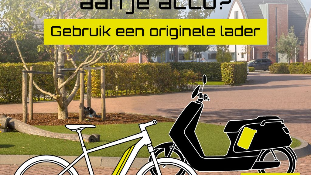 Foto: Elektrische fiets of scooter? Zo gaat je accu langer mee. Én verklein je de kans op brand!