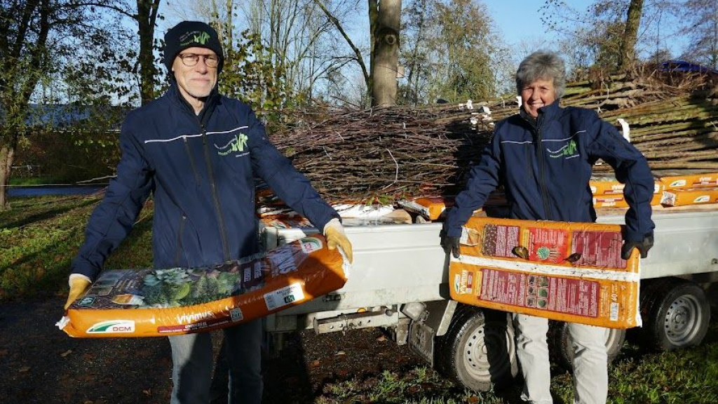 Foto: Veel nieuwe hoogstamfruitbomen in Oldebroek