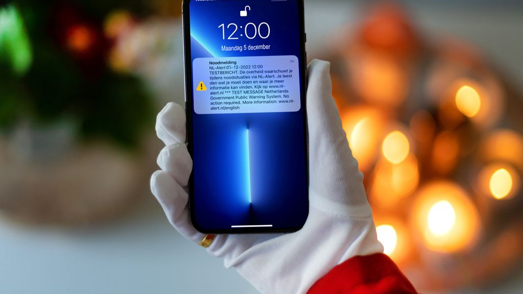 Foto: 5 december NL-Alert testbericht