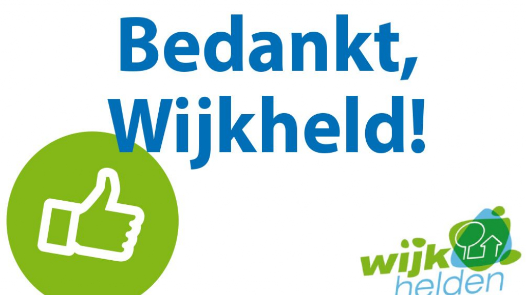 Foto: Bedankt wijkheld
