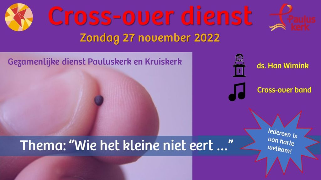 Foto: Adventsdienst in de Kruiskerk in Wezep