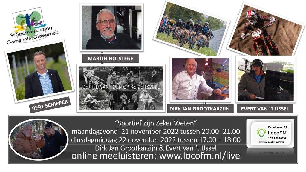 Foto: Bert Schipper en Martin Holstege bij Sportief Zijn Zeker Weten