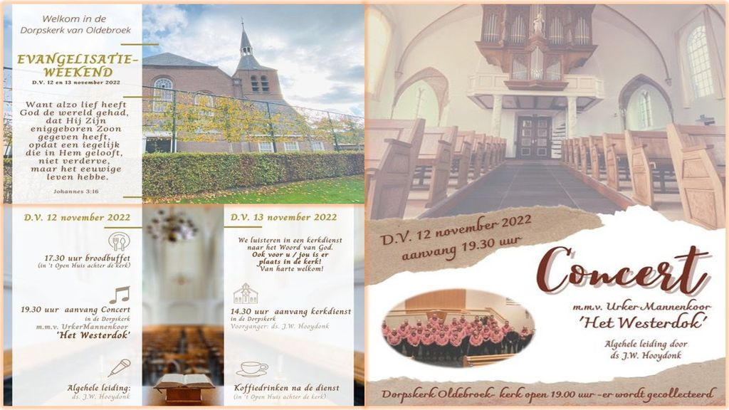 Foto: Evangelisatieweekend en concert Het Westerdok centraal bij Aan Tafel Met op LocoFM