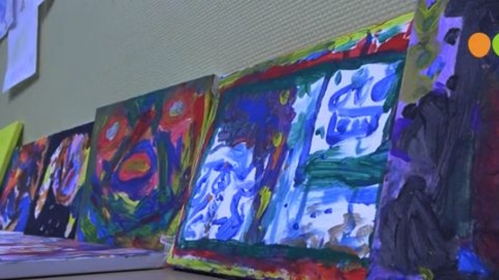 Foto: Kijkavond kunstproject op KBS de Uilenhorst