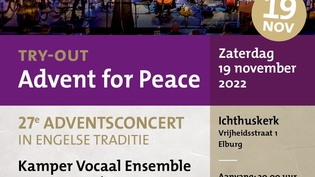 Foto: Try-Out 27e Adventsconcert Kavóca