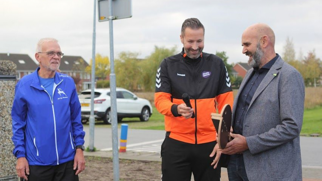 Foto: Opening QR Fit route en Looproute Wezep