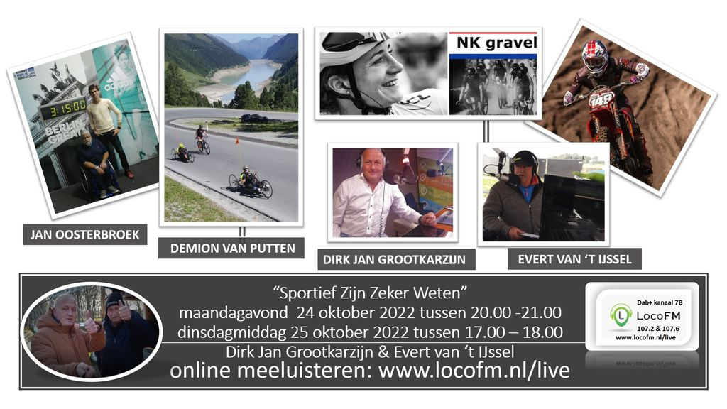 Foto: Handbiken, motocross, mountainbiken en NK Gravel bij Sportief Zijn Zeker Weten