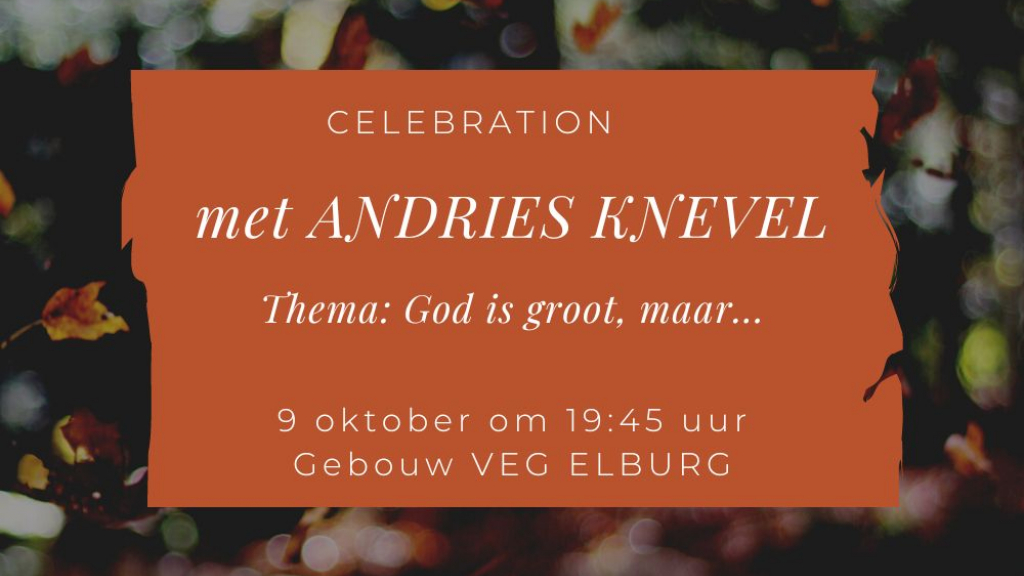 Foto: Andries Knevel bij Celebration 30±