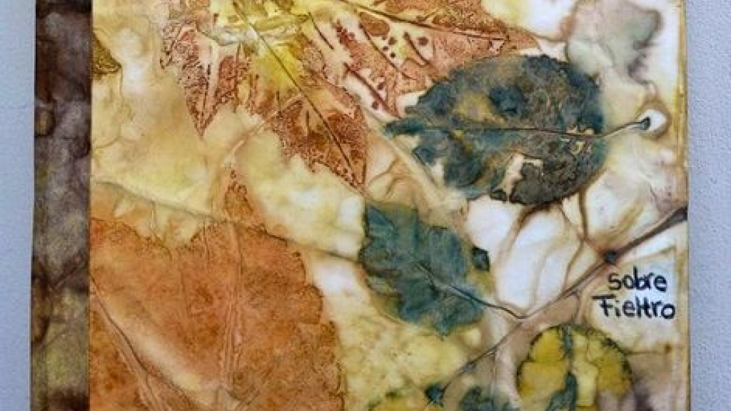 Foto: Workshop ecoprinten op papier