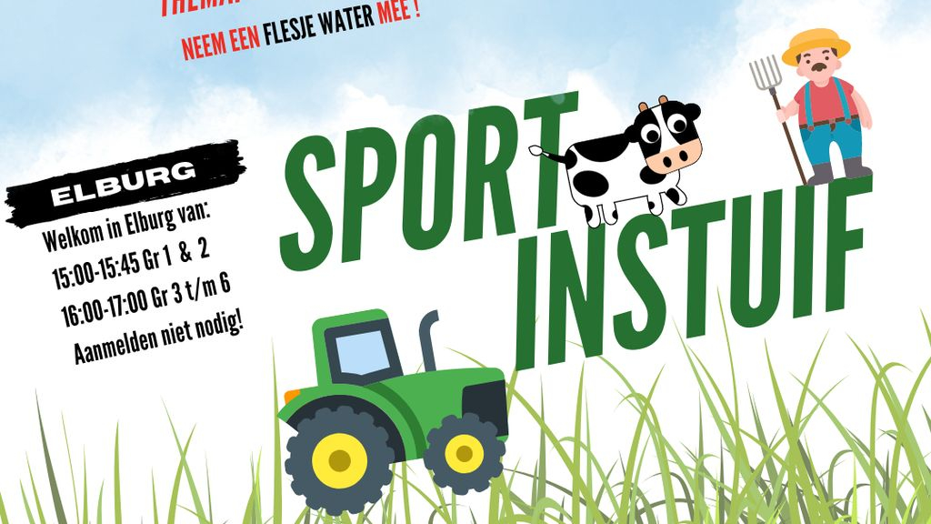 Foto: Sportinstuif: op de boerderij