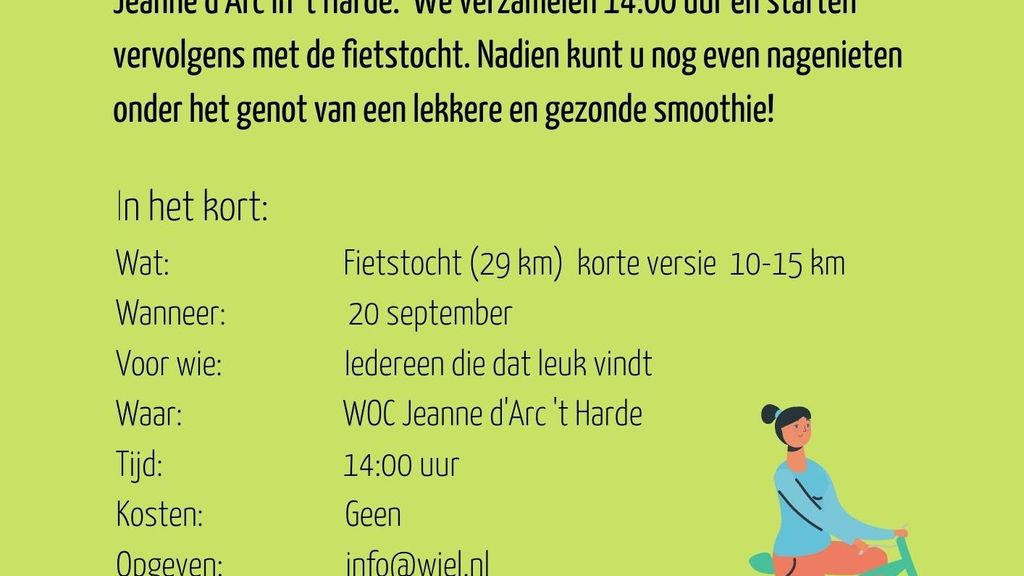 Foto: Fietst u gezellig mee?