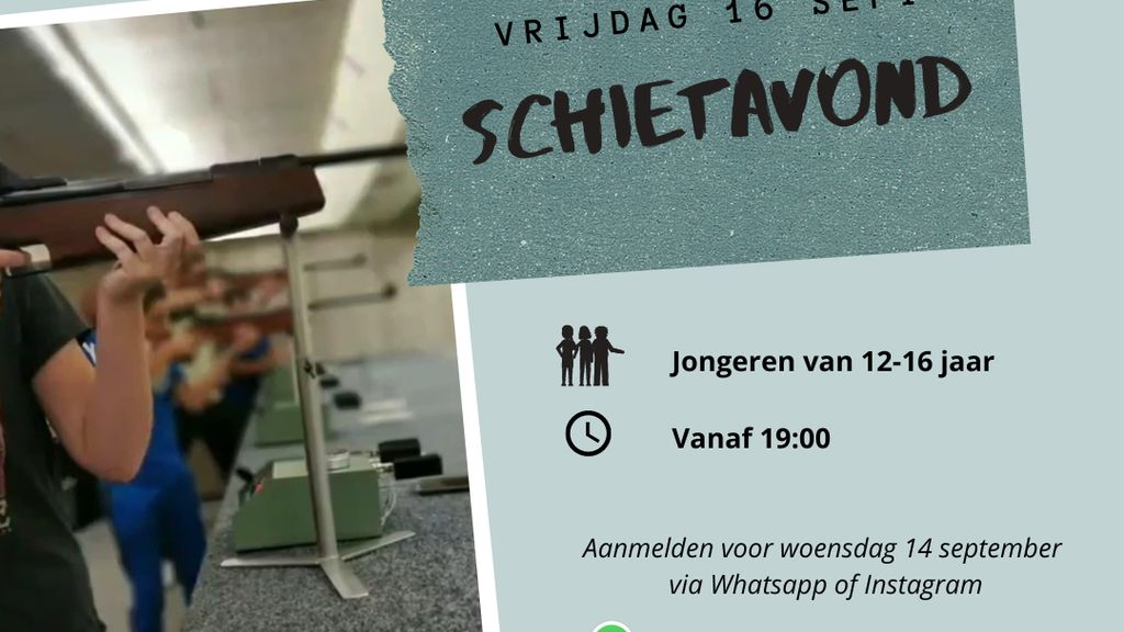 Foto: Schietavond voor jongeren