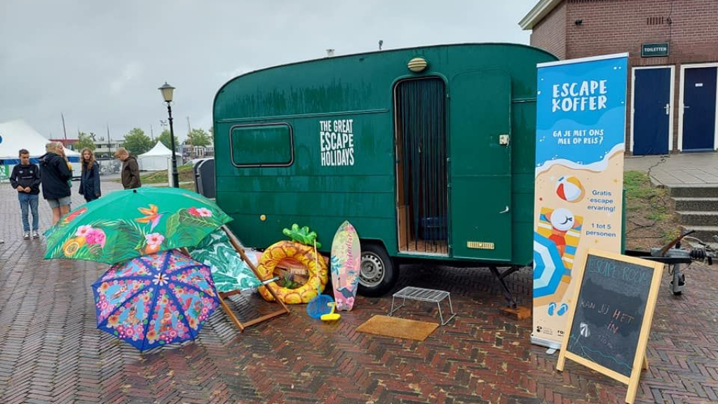 Foto: Escape caravan nog tot 13.00 uur in Elburg