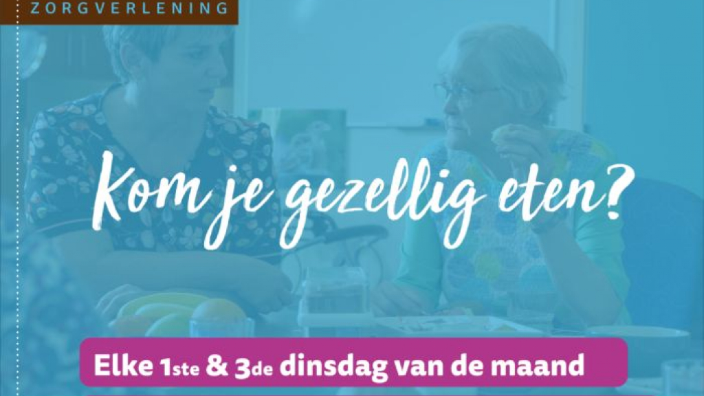 Foto: Eten en ontmeten in Wijkontmoetingscentrum De Voord