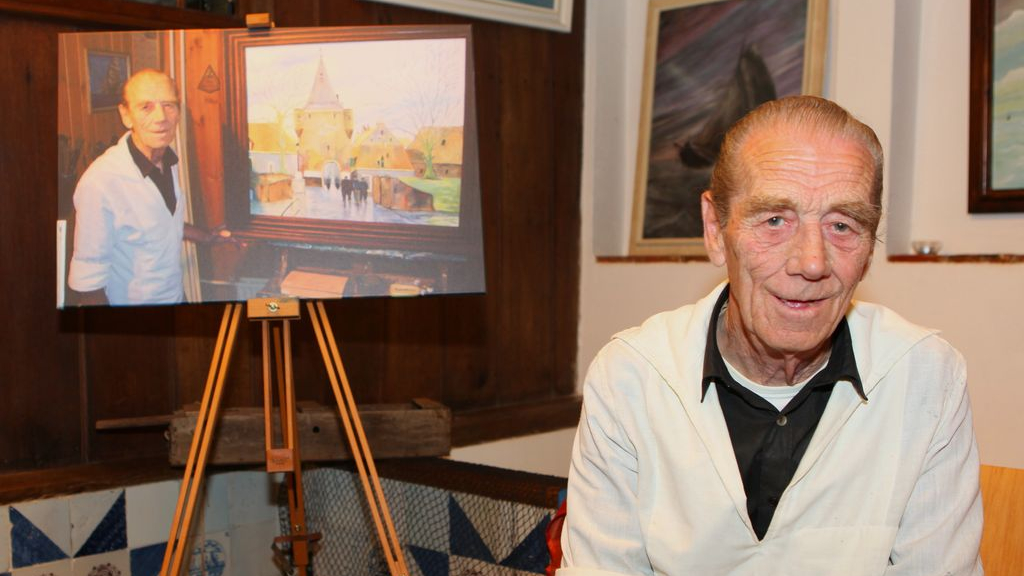 Foto: Expositie van schilderijen van Cees de Kleppe