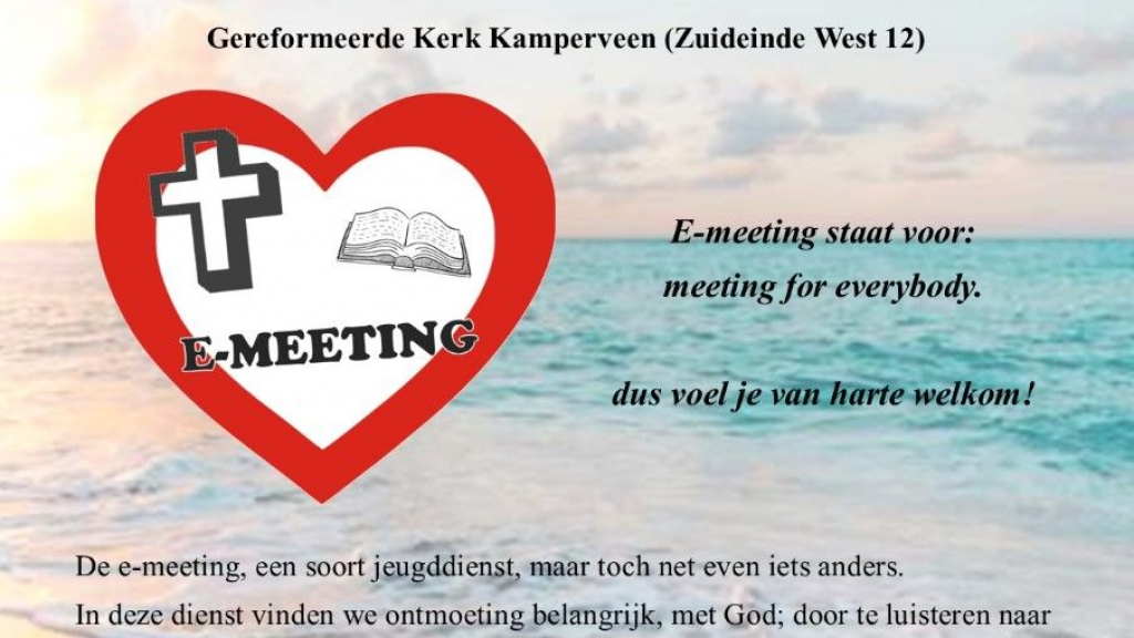 Foto: E-meeting in Kamperveen