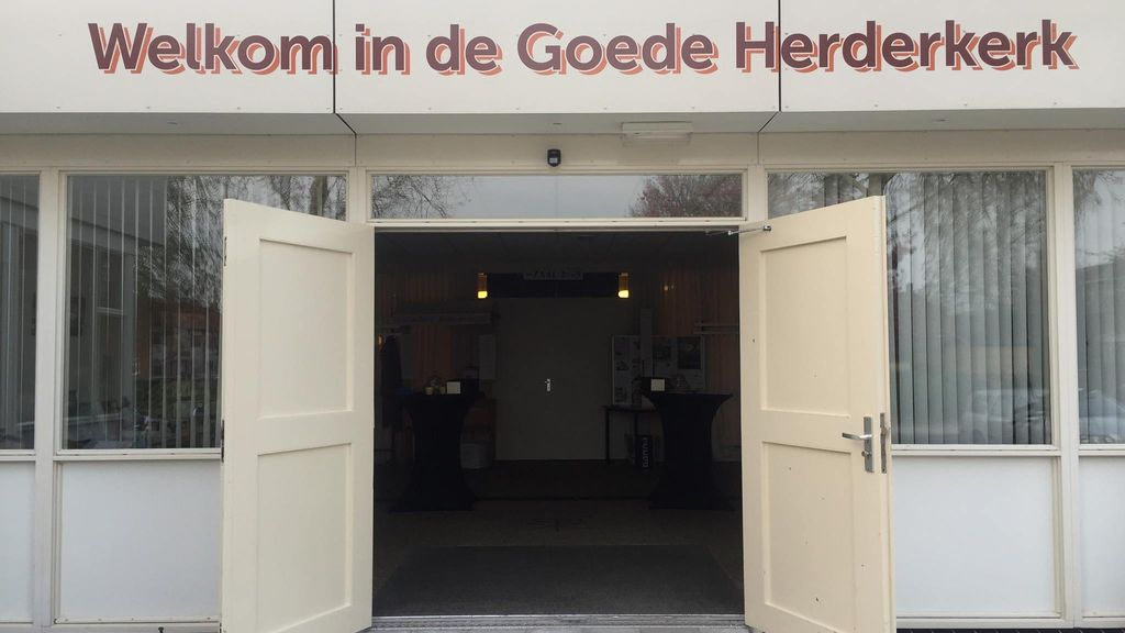 Foto: Evangelisatiedienst in de Gereformeerde kerk in Oldebroek